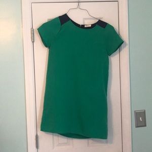 Green and Navy Dress